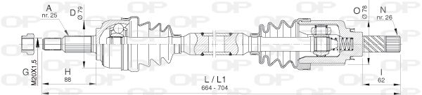 OPEN PARTS Veovõll DRS6400.00